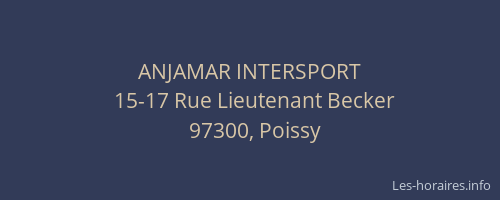 ANJAMAR INTERSPORT