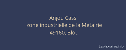 Anjou Cass