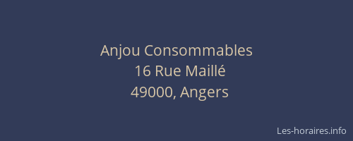 Anjou Consommables