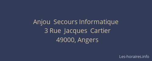 Anjou  Secours Informatique