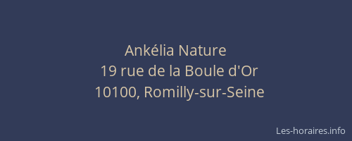 Ankélia Nature