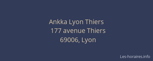 Ankka Lyon Thiers