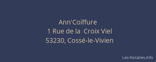 Ann'Coiffure