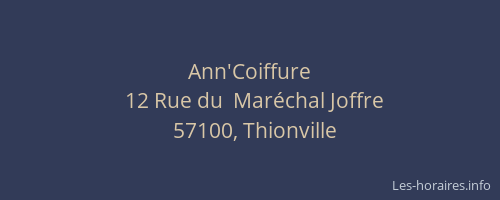 Ann'Coiffure