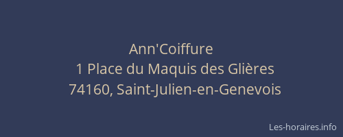 Ann'Coiffure