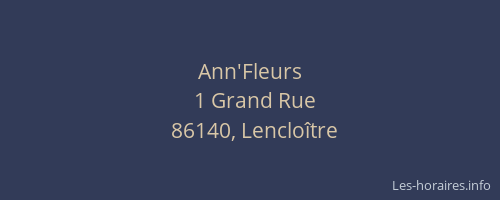 Ann'Fleurs