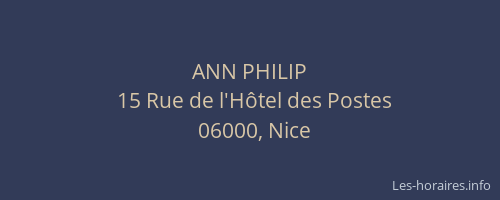 ANN PHILIP