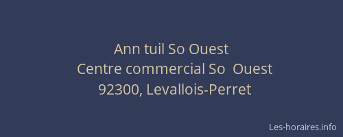Ann tuil So Ouest