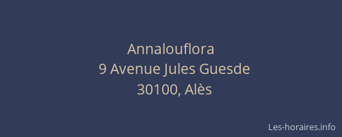 Annalouflora