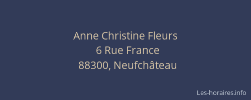 Anne Christine Fleurs