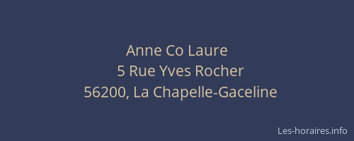 Anne Co Laure