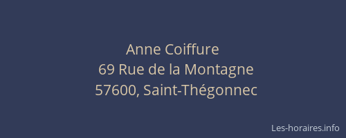 Anne Coiffure