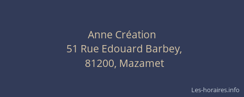 Anne Création