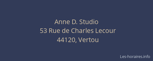 Anne D. Studio