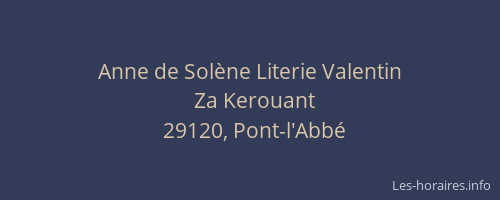 Anne de Sol&egrave;ne Literie Valentin