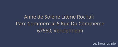 Anne de Solène Literie Rochali
