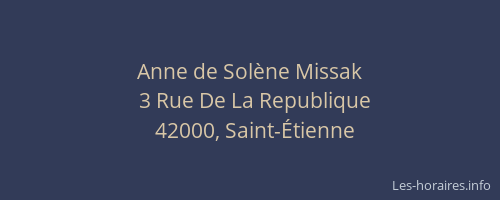 Anne de Solène Missak