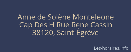 Anne de Solène Monteleone