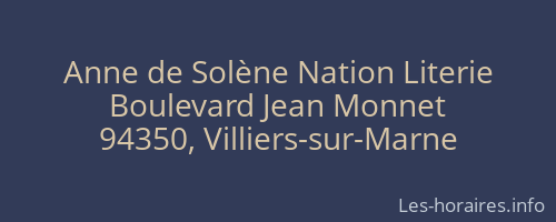 Anne de Solène Nation Literie