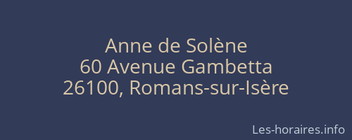 Anne de Solène