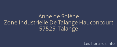 Anne de Solène