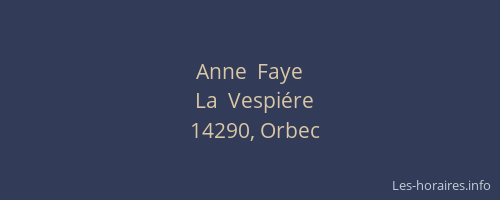 Anne  Faye