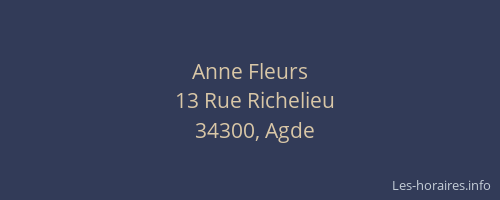 Anne Fleurs