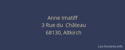 Anne Imatiff