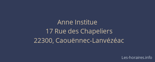Anne Institue