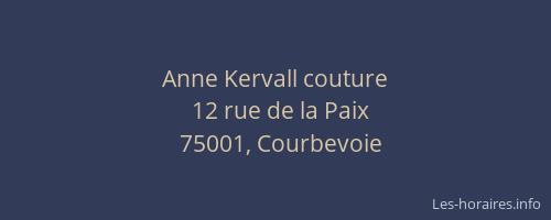 Anne Kervall couture