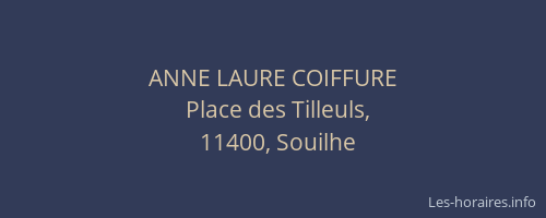 ANNE LAURE COIFFURE