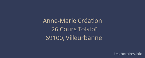 Anne-Marie Création