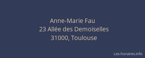 Anne-Marie Fau