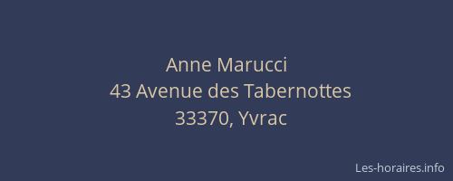 Anne Marucci