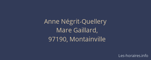 Anne Négrit-Quellery