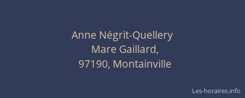 Anne N&eacute;grit-Quellery