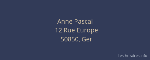 Anne Pascal