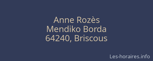 Anne Rozès