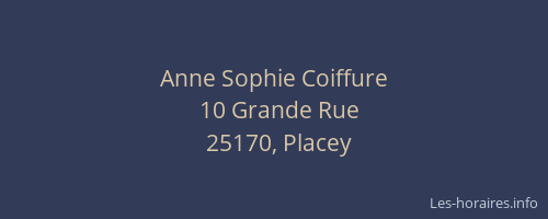 Anne Sophie Coiffure