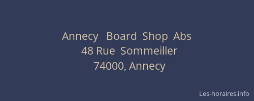 Annecy   Board  Shop  Abs