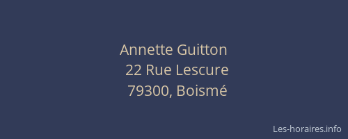 Annette Guitton