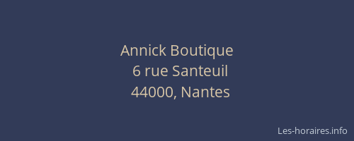 Annick Boutique