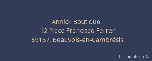 Annick Boutique