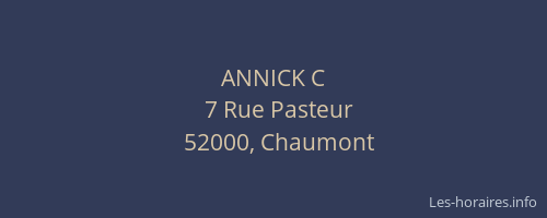 ANNICK C