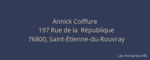 Annick Coiffure