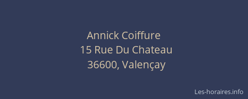 Annick Coiffure