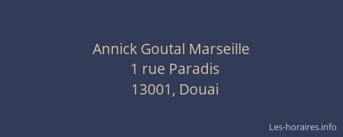 Annick Goutal Marseille