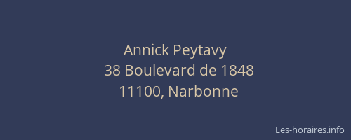 Annick Peytavy