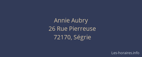 Annie Aubry