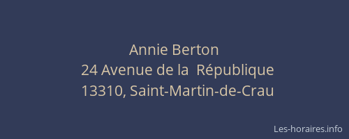 Annie Berton